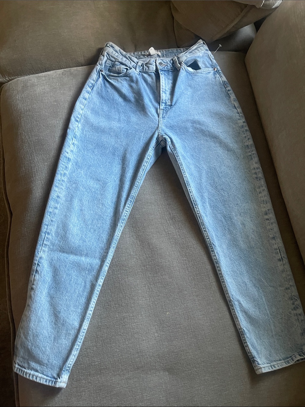 H&M Light Blue Straight-Leg Women's Jeans